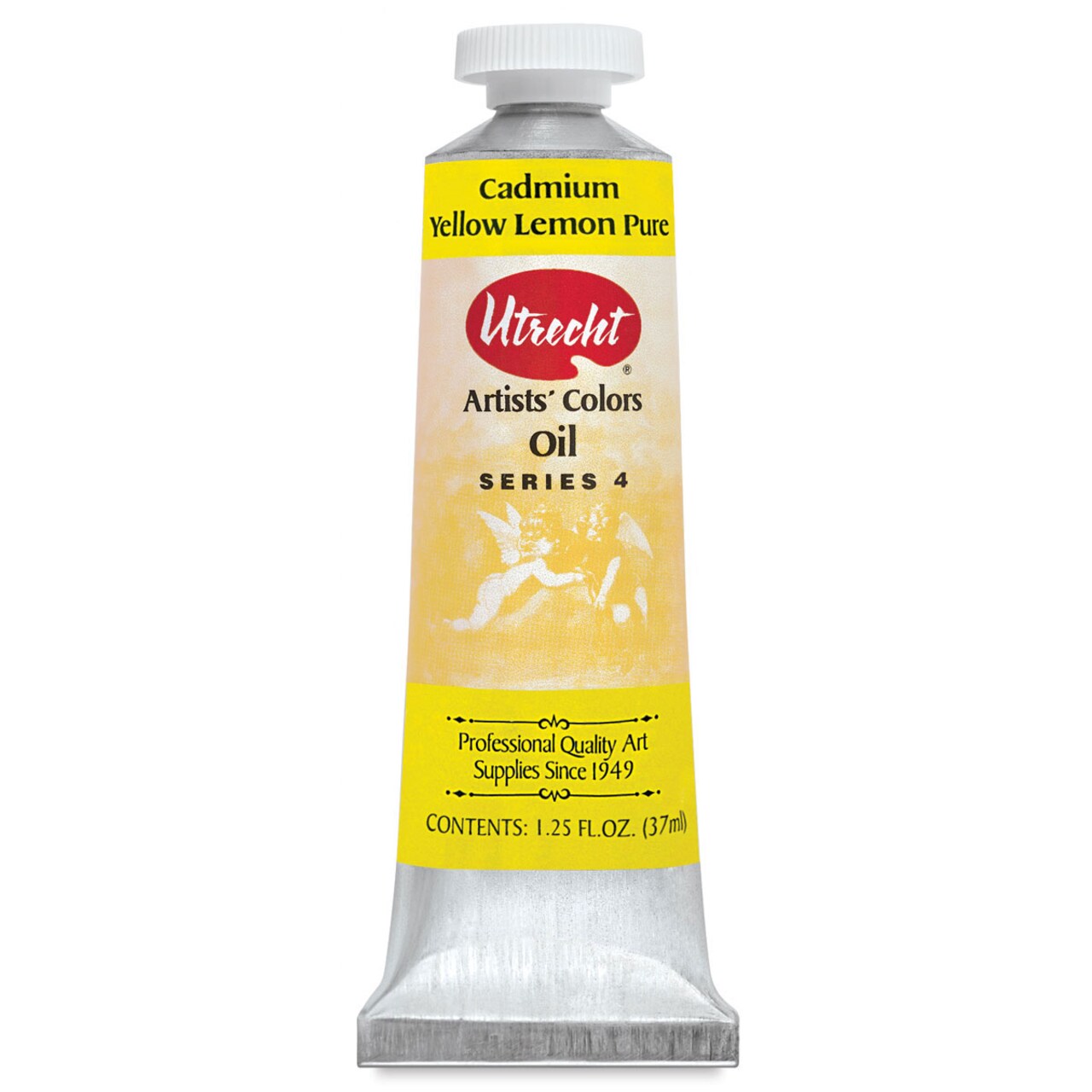 Utrecht Artists' Oil Paint - Cadmium Yellow Lemon, 37 ml tube